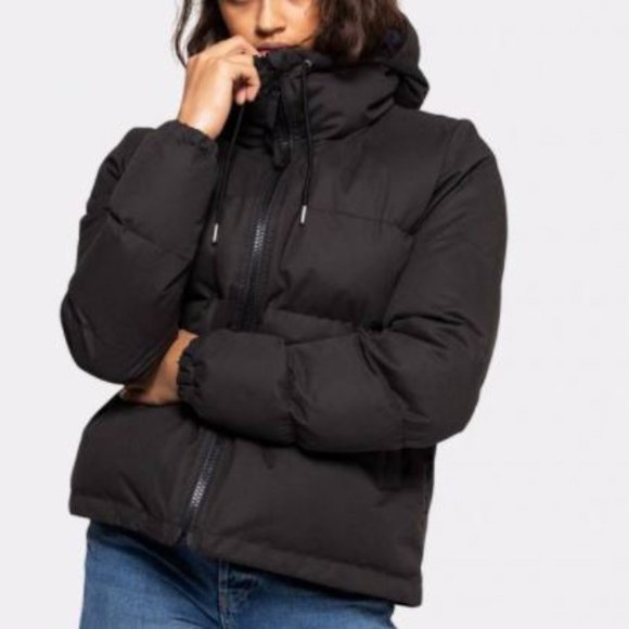 Selfhood Jackets & Blazers - Last Markdown!!! Black Selfhood Hooded Puffer Jacket Sz M